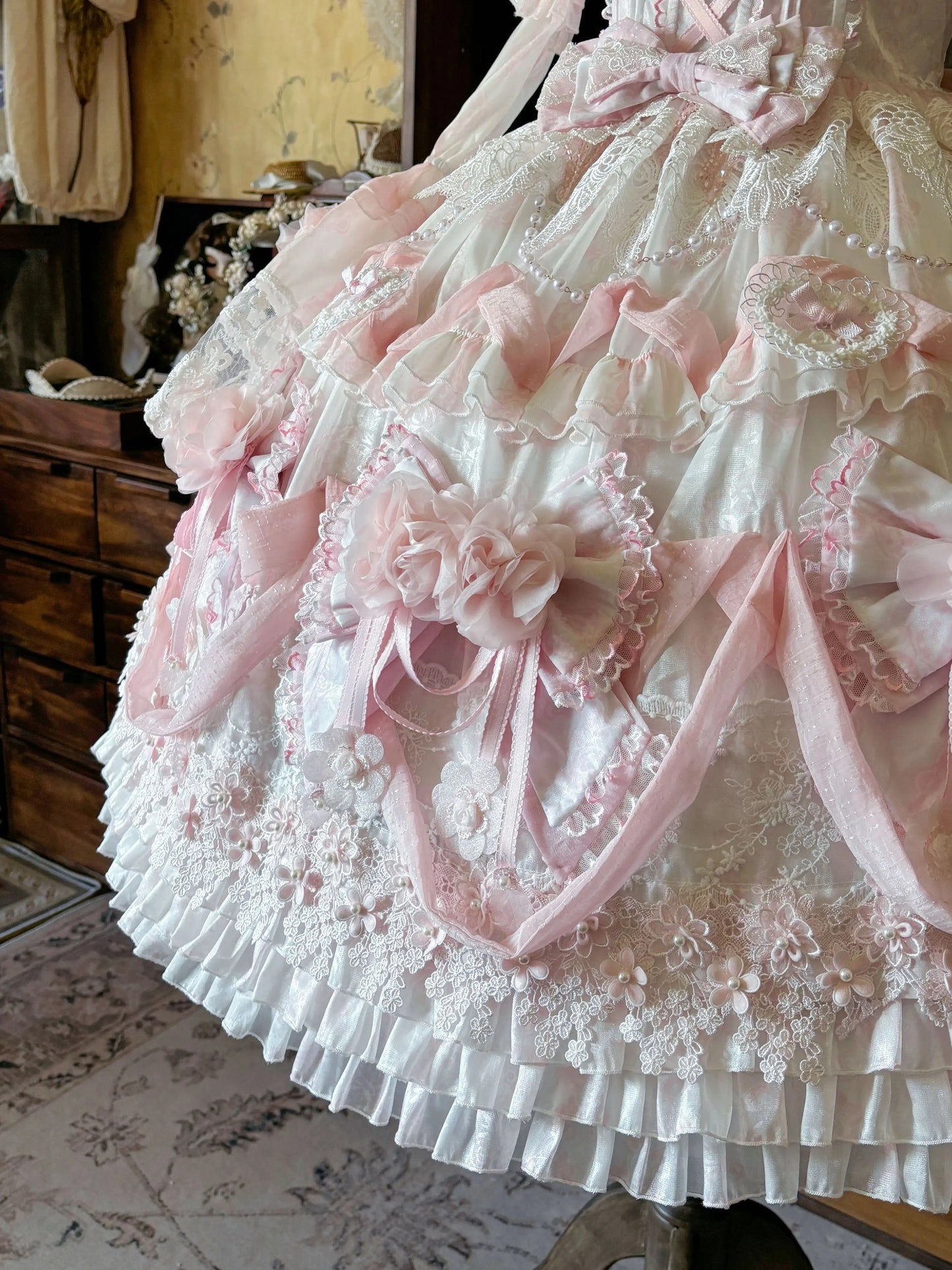 【受注予約~6/23】Flower Mirror Doll 2.0 ワンピース【sedef】