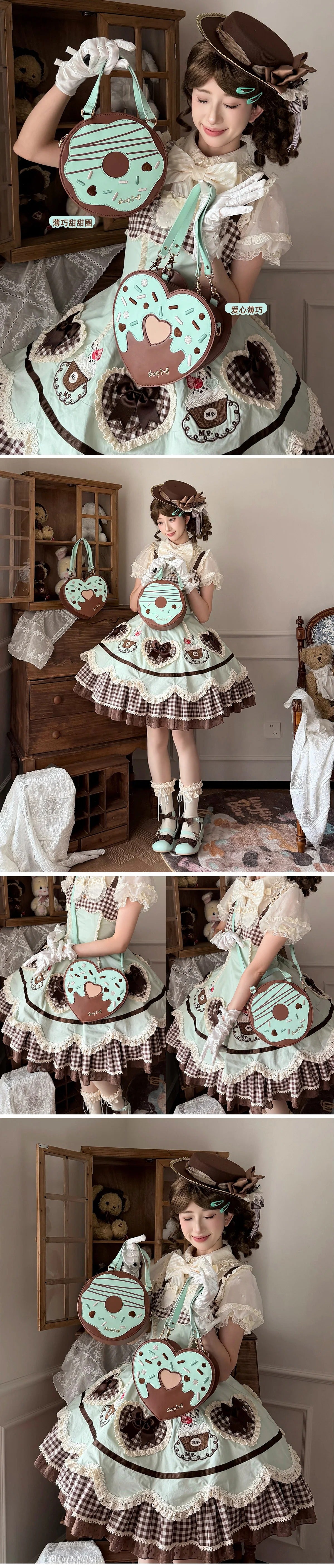 【受注予約~9/28】Sweet Donut バッグ【Sheep Puff】