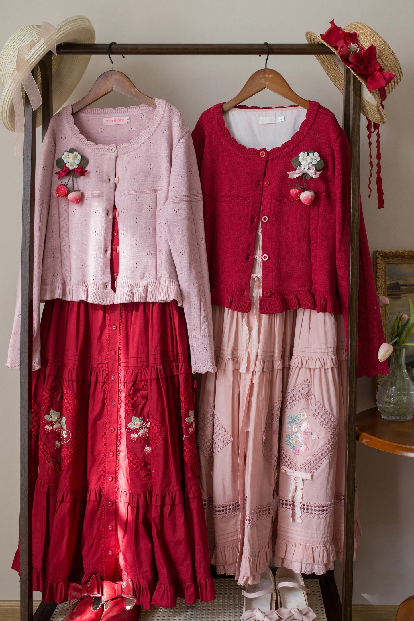 ラウンドネックニットトップス【MIST】