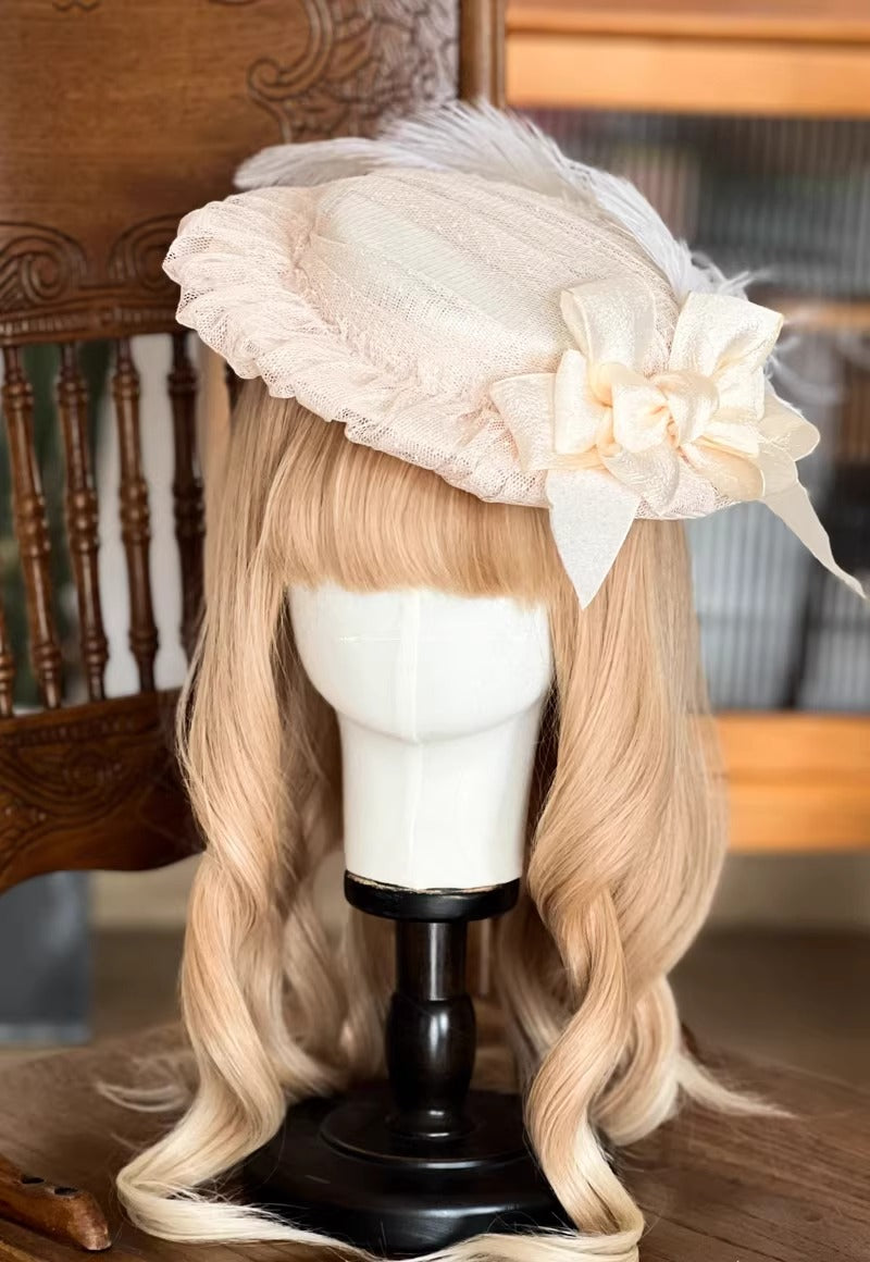 ドットチュールカクテルハット【妹抖手作工作屋】