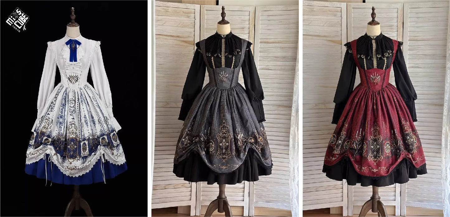 【受注予約~1/18】Blood Night Lamplighter ジャンパースカート【Miss Cube】