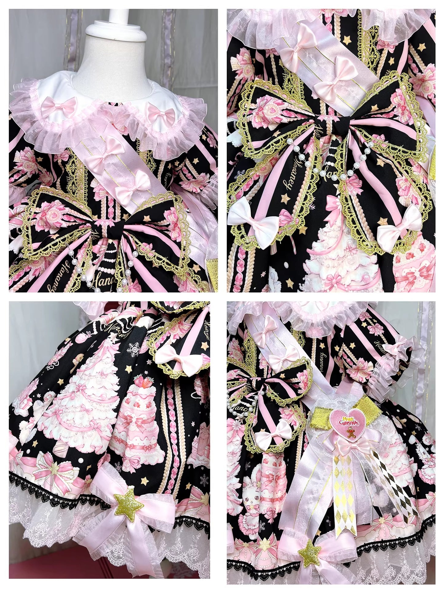Rabbit Bear Birthday ワンピースセット(キッズサイズ・半袖)【FOUR RAL】