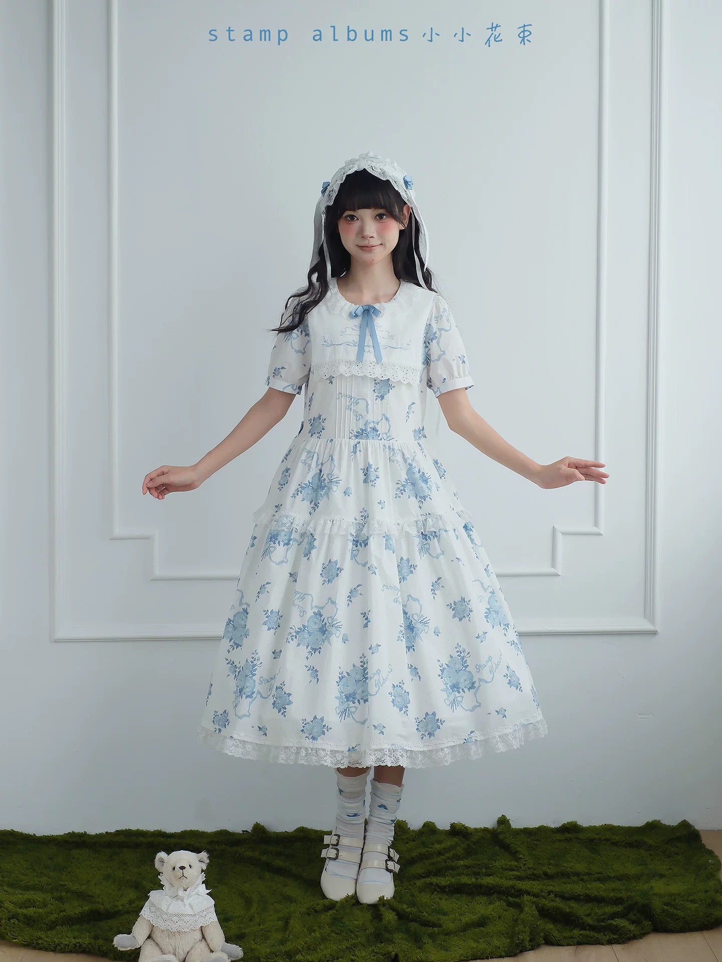 【受注予約~7/2】Petit Bouquet ワンピース・ジャンパースカート【Stamp Albums】