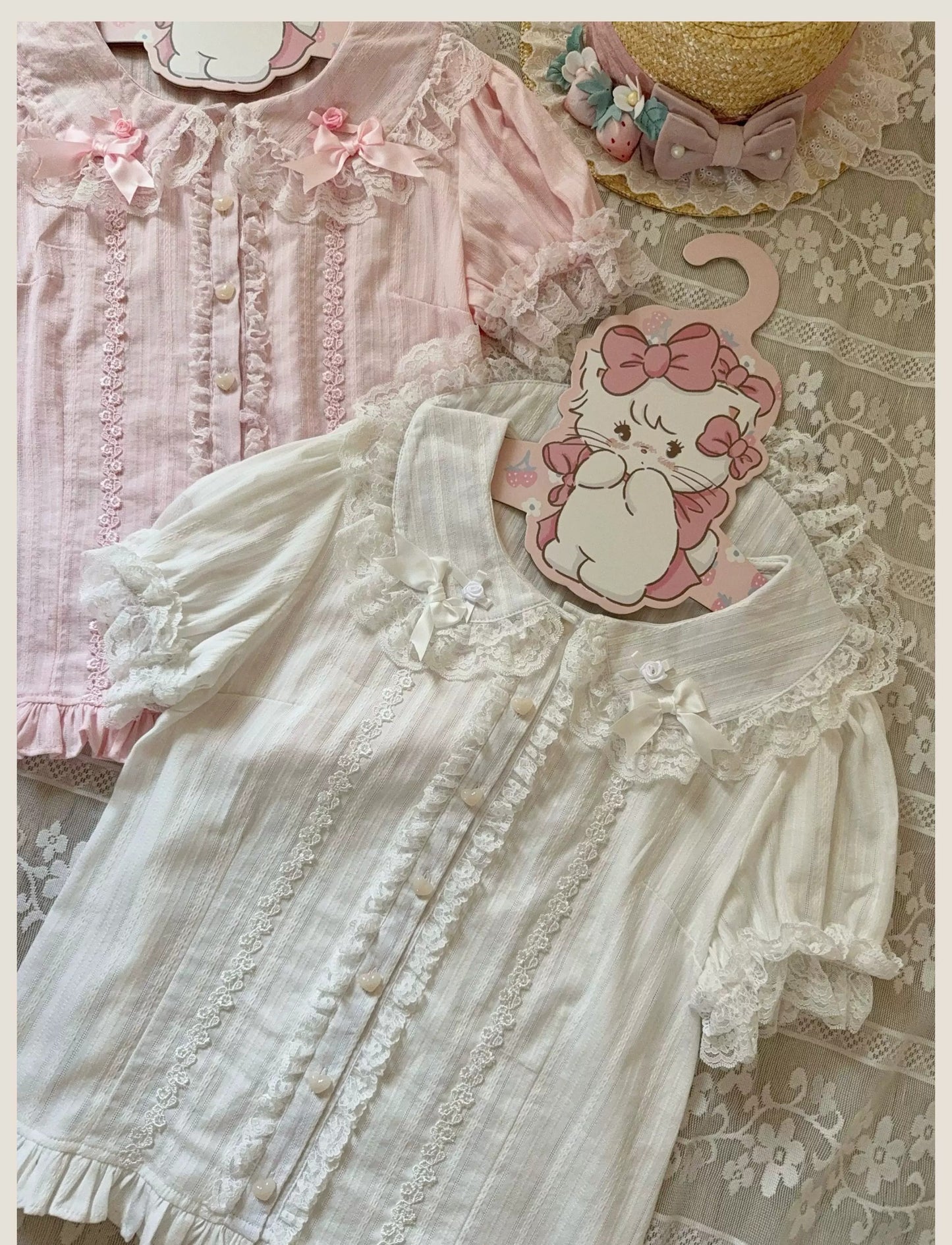 Vintage Flower Wall ブラウス【TaTaTa Lolita】