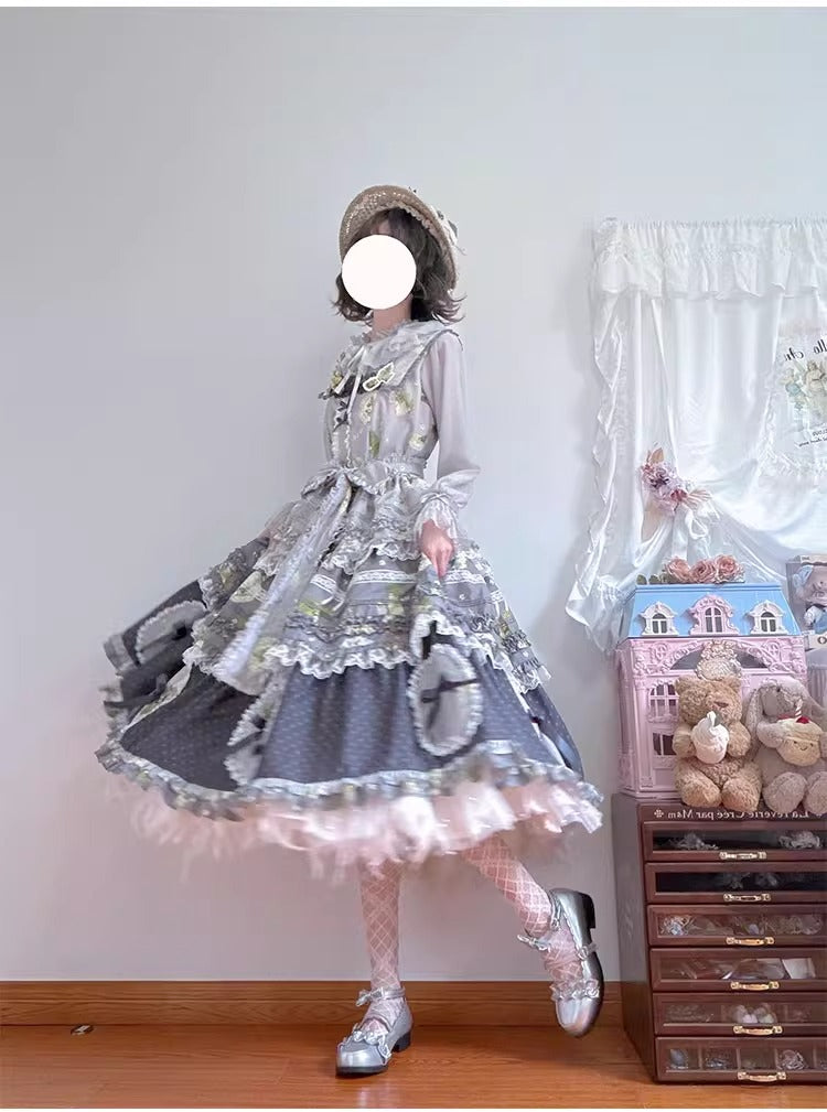 【受注予約~11/20】Pinegrass ジャンパースカート【梅子】