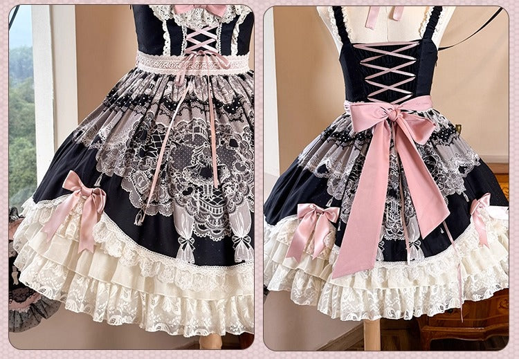 【受注予約~12/23】Race Doll ジャンパースカート(タイプ3)【花与珍珠匣】