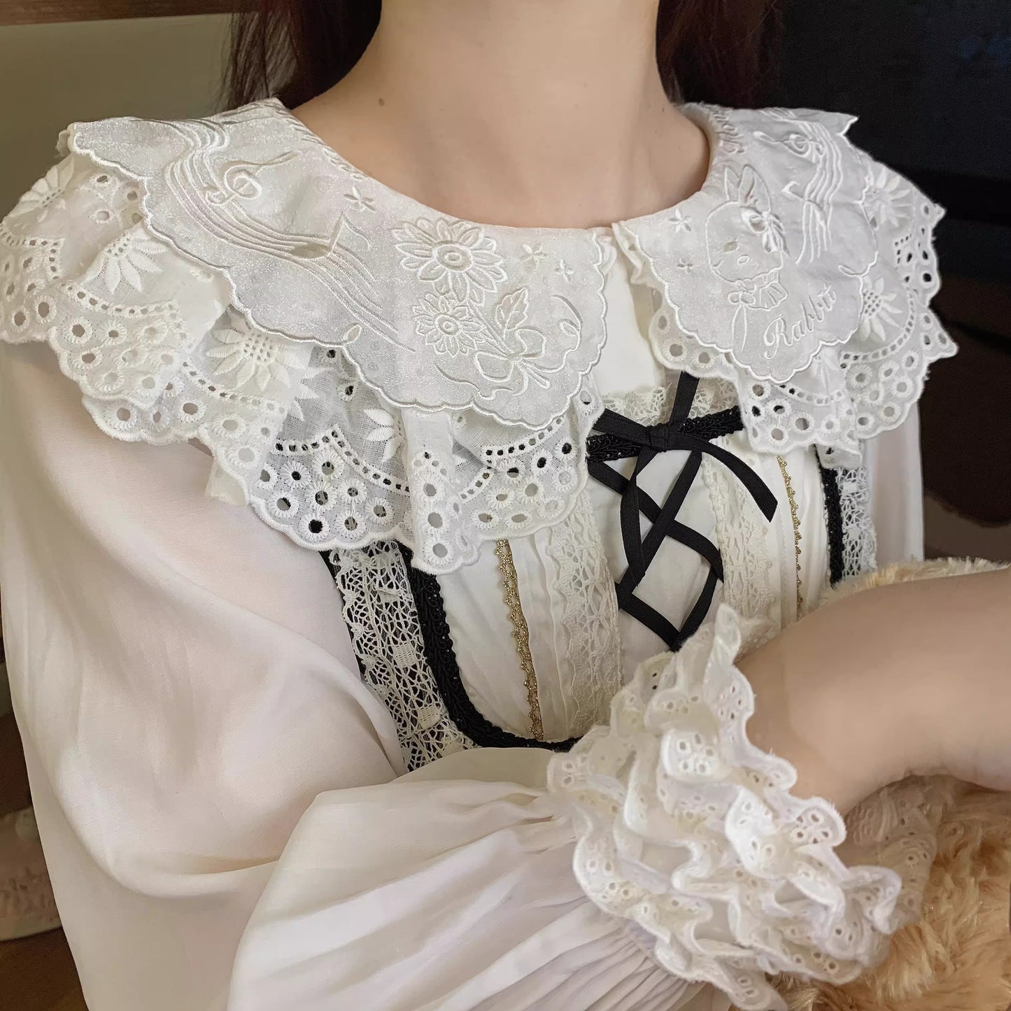 Petit Rabbit ブラウス【Flower Banquet】