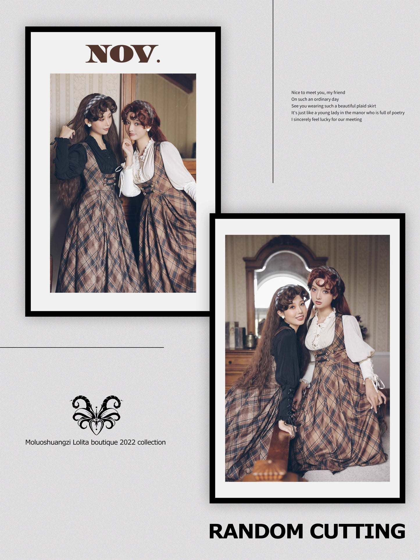 【受注予約~9/10】夕暮れの図書室 ジャンパースカート【摩罗双子】