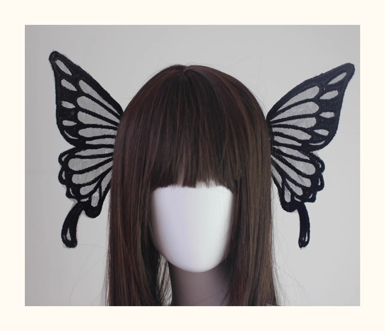 蝶々の羽根 リボンクリップ【鹿系少女手作小铺】