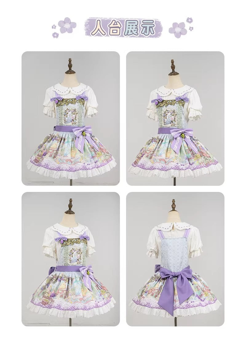 Little Parrot サロペット・カチューシャセット【B.DOLLY】