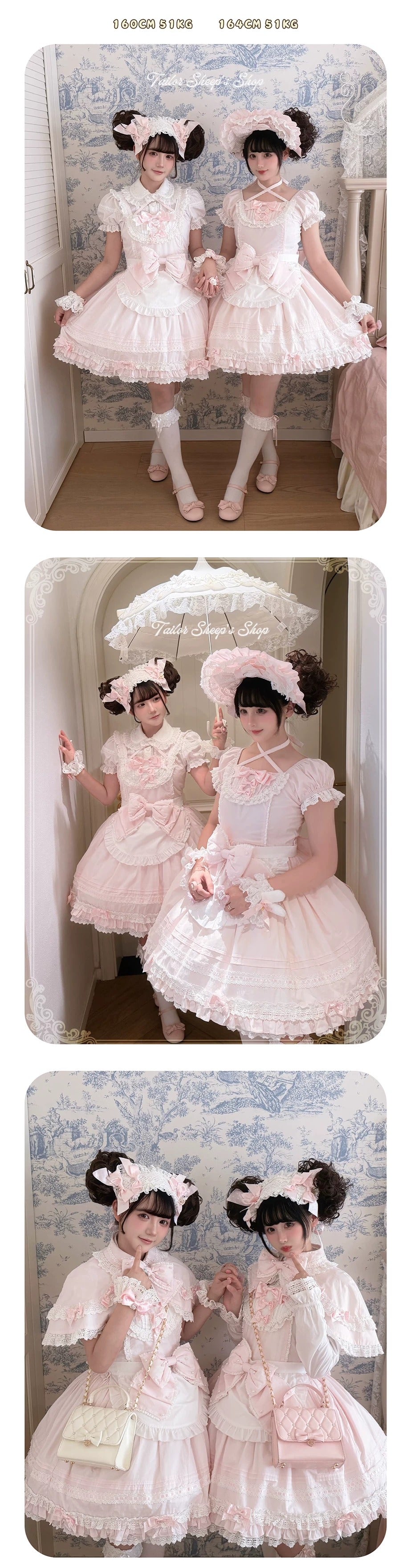 【受注予約~10/13】Pearl Doll ジャンパースカート・ワンピース【Sheep Puff】