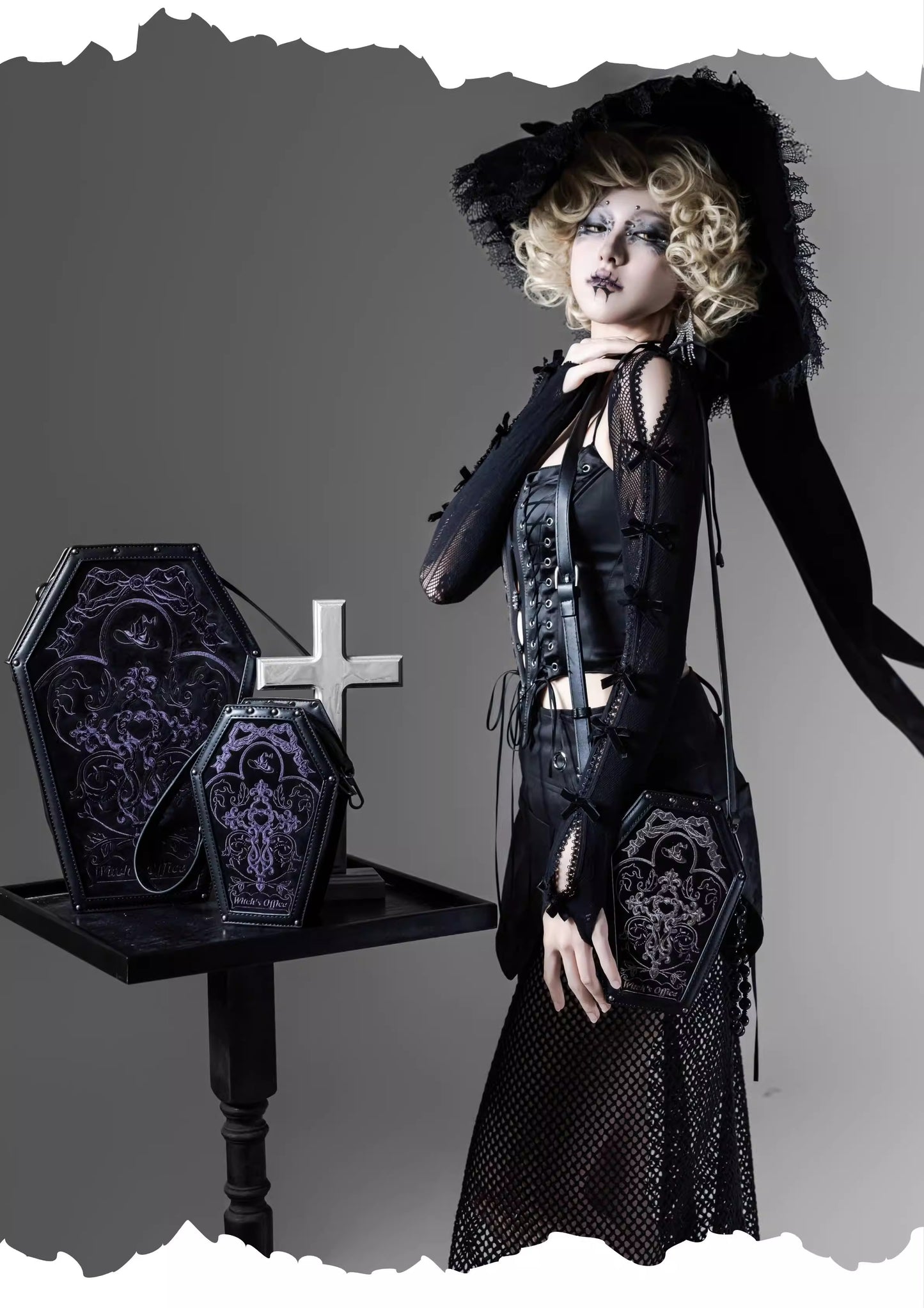 【受注予約~1/18】魔女集会 棺型バッグ【物語者】