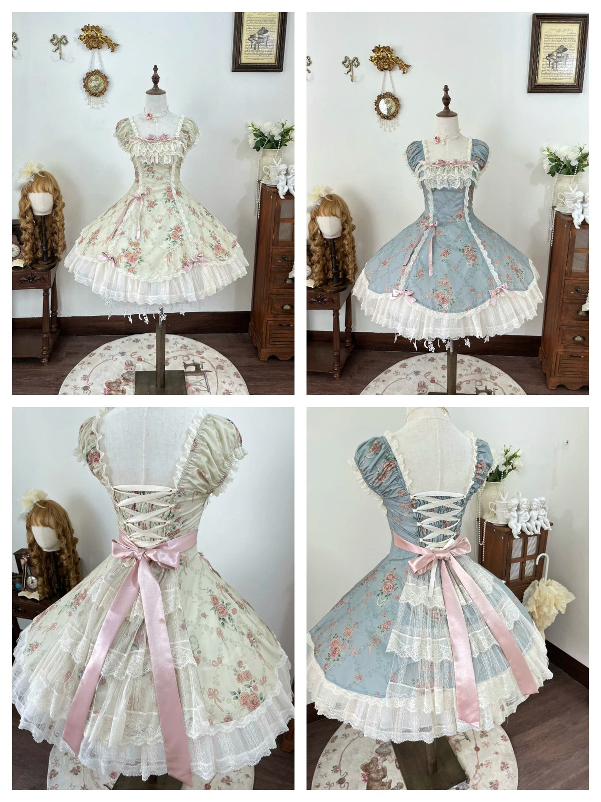 Pearls & Roses ワンピース【千木】