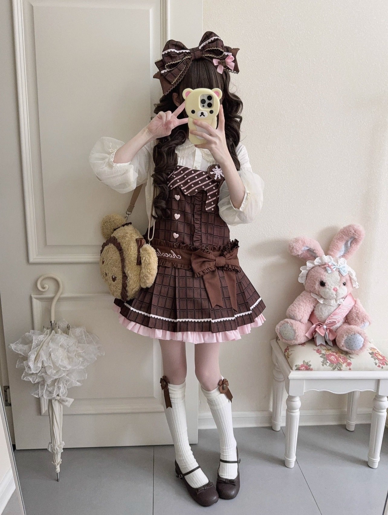 Chocolate Heart サロペット【少女臆想】 – Epetice