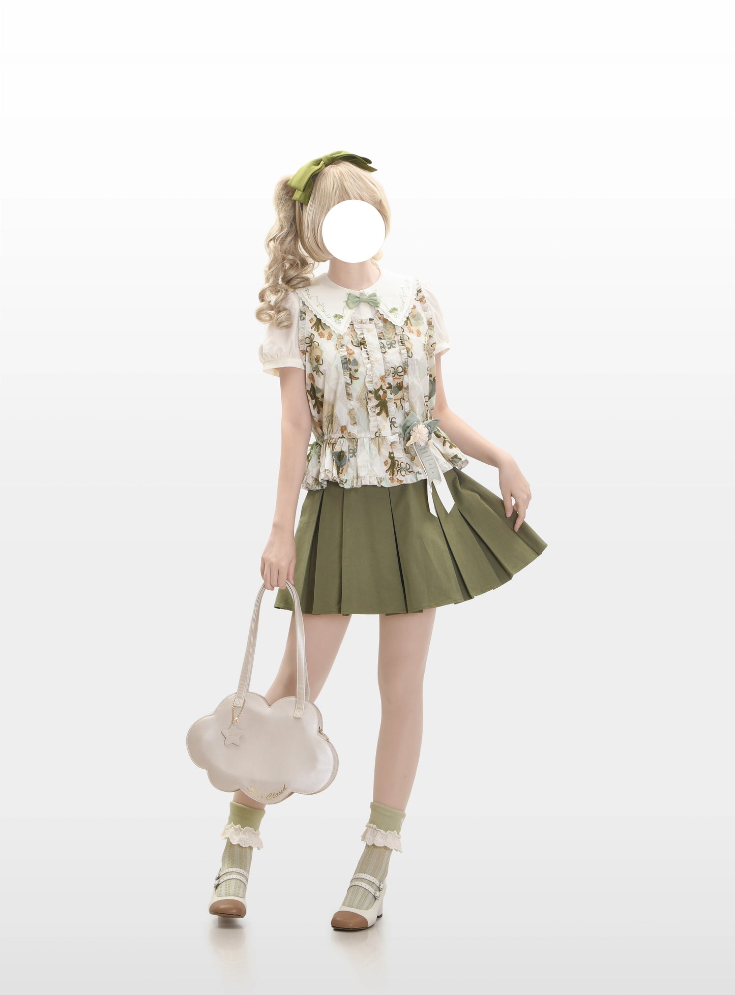 Cat Afternoon Tea ノースリーブトップス【FrogicStudio】