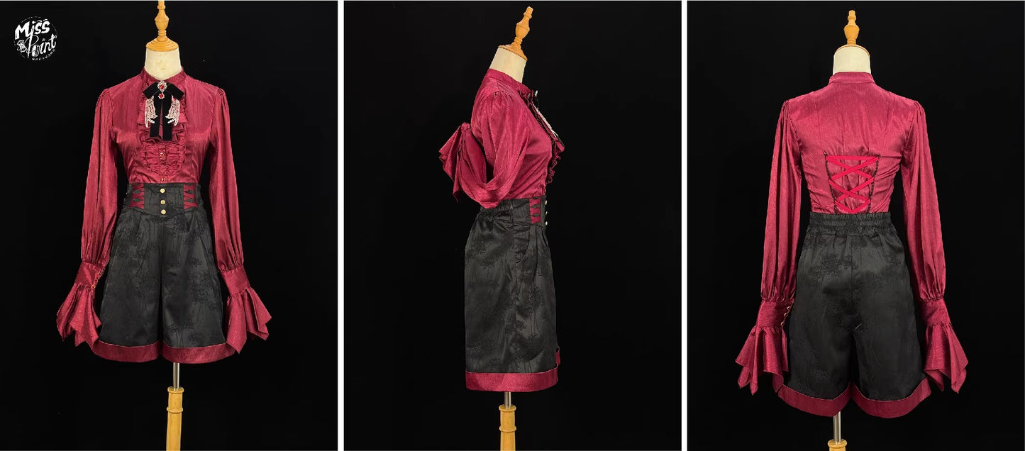 【受注予約~2/24】Returning on a Moonlit Night パンツ【Miss Point】