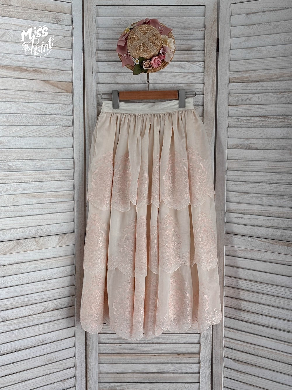 【受注予約~9/25】Point Gardens スカート【Miss Point】