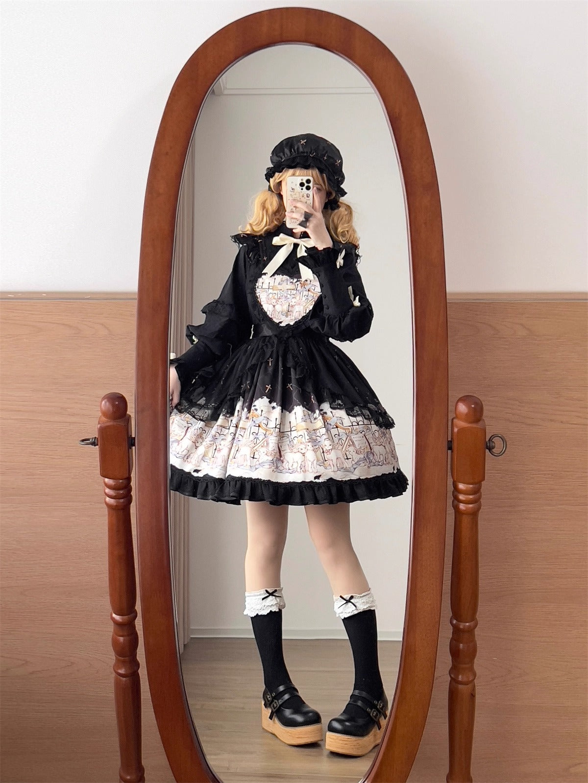 【受注予約~12/9】Sheep Angel ジャンパースカート・スカート・ブラウス【Uncle's Workshop】