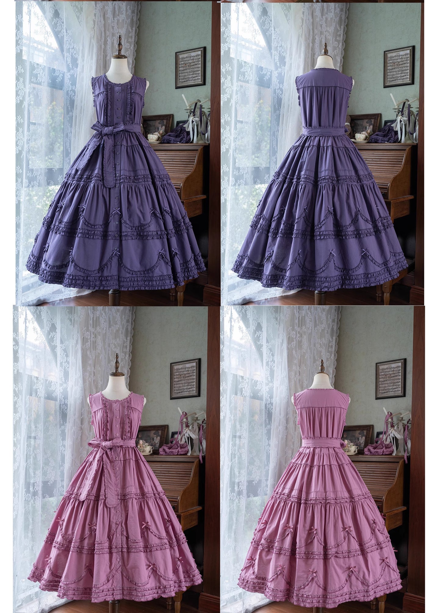 【受注予約~9/24】Warm Sun Palette ジャンパースカート(タイプ2) ノーマル丈【暖屿洋装】