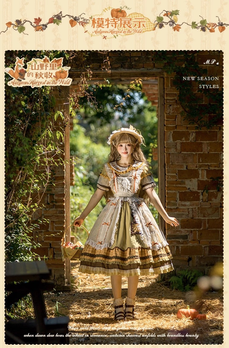 [Pre-orders open until October 2nd] Autumn Harvest in the Hill One-Piece Dress [Flowers and Pearl Box]