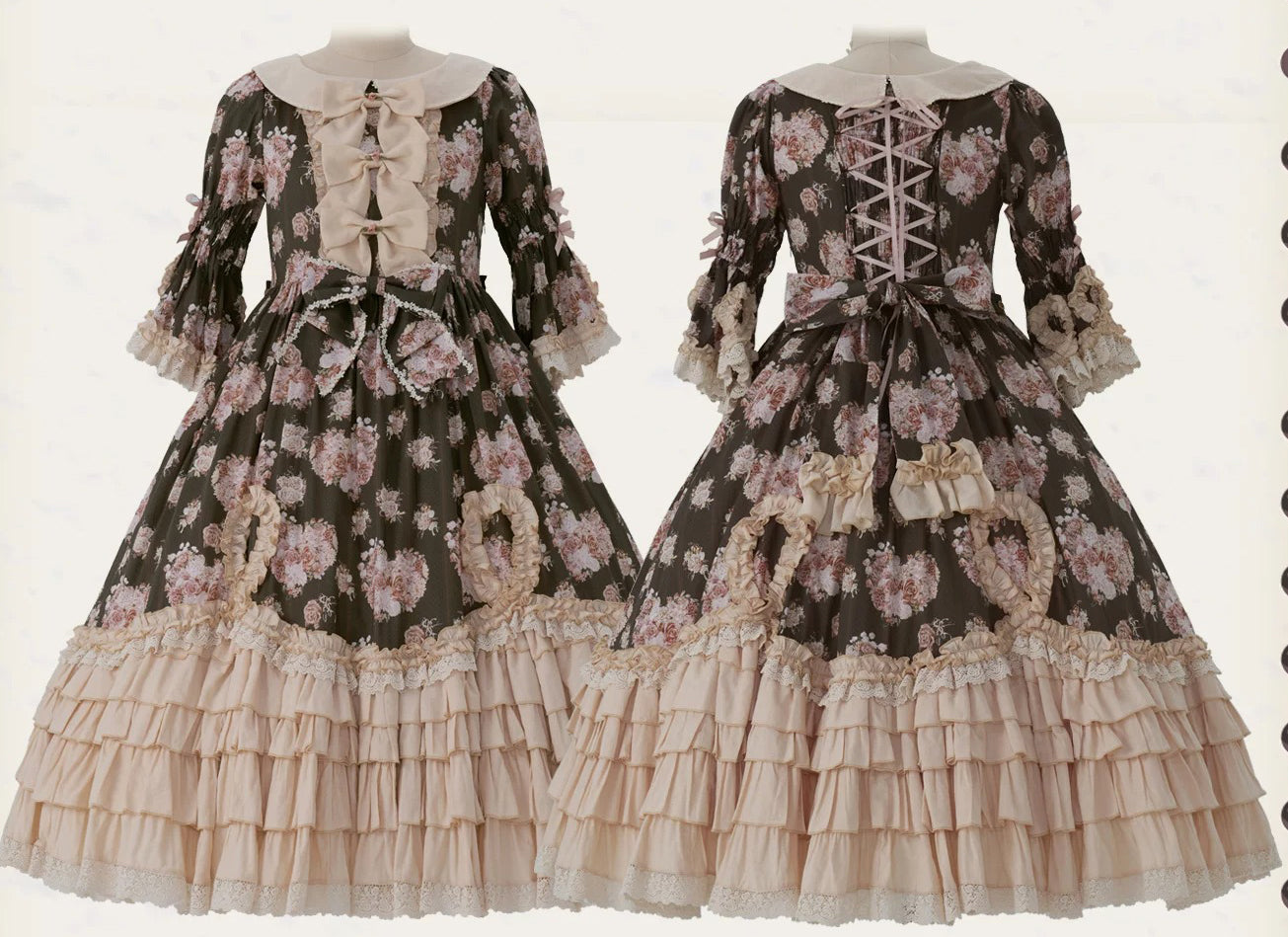 【受注予約~6/28】Bouquet of flowers for autumn 2026 ワンピース【BacioBouquet】
