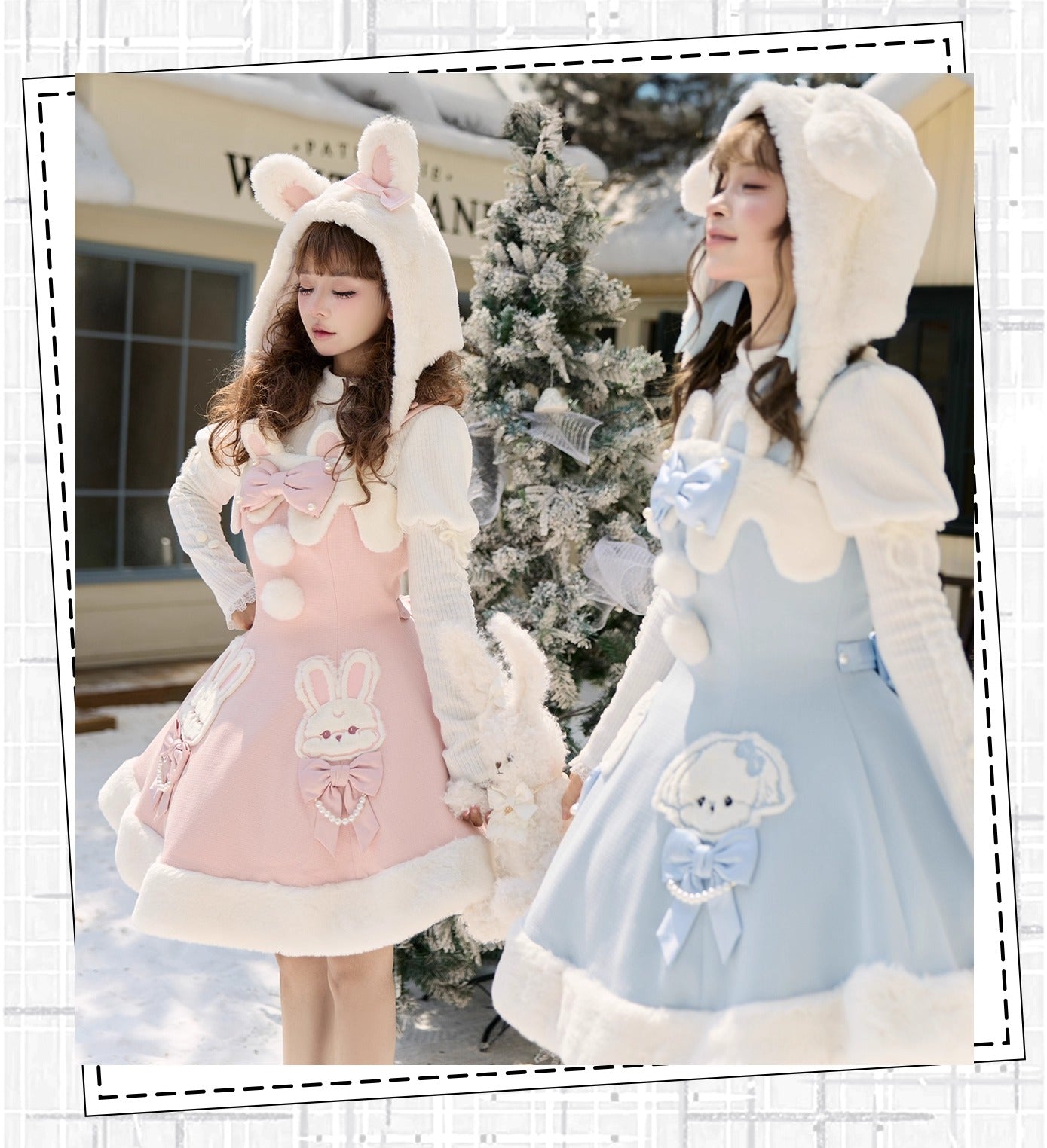 【受注予約~10/20】Champs Messenger ジャンパースカート・インナートップス【LizBird】