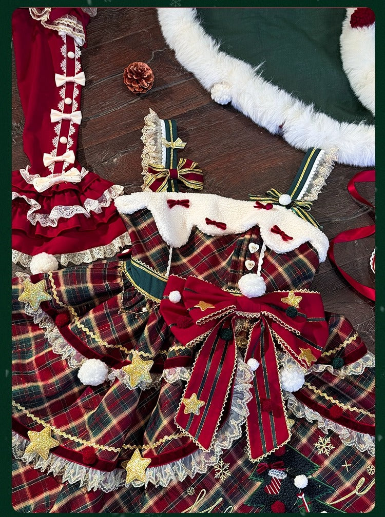 【受注予約~10/28】Christmas Eve ワンピース・ジャンパースカート【花与珍珠匣】