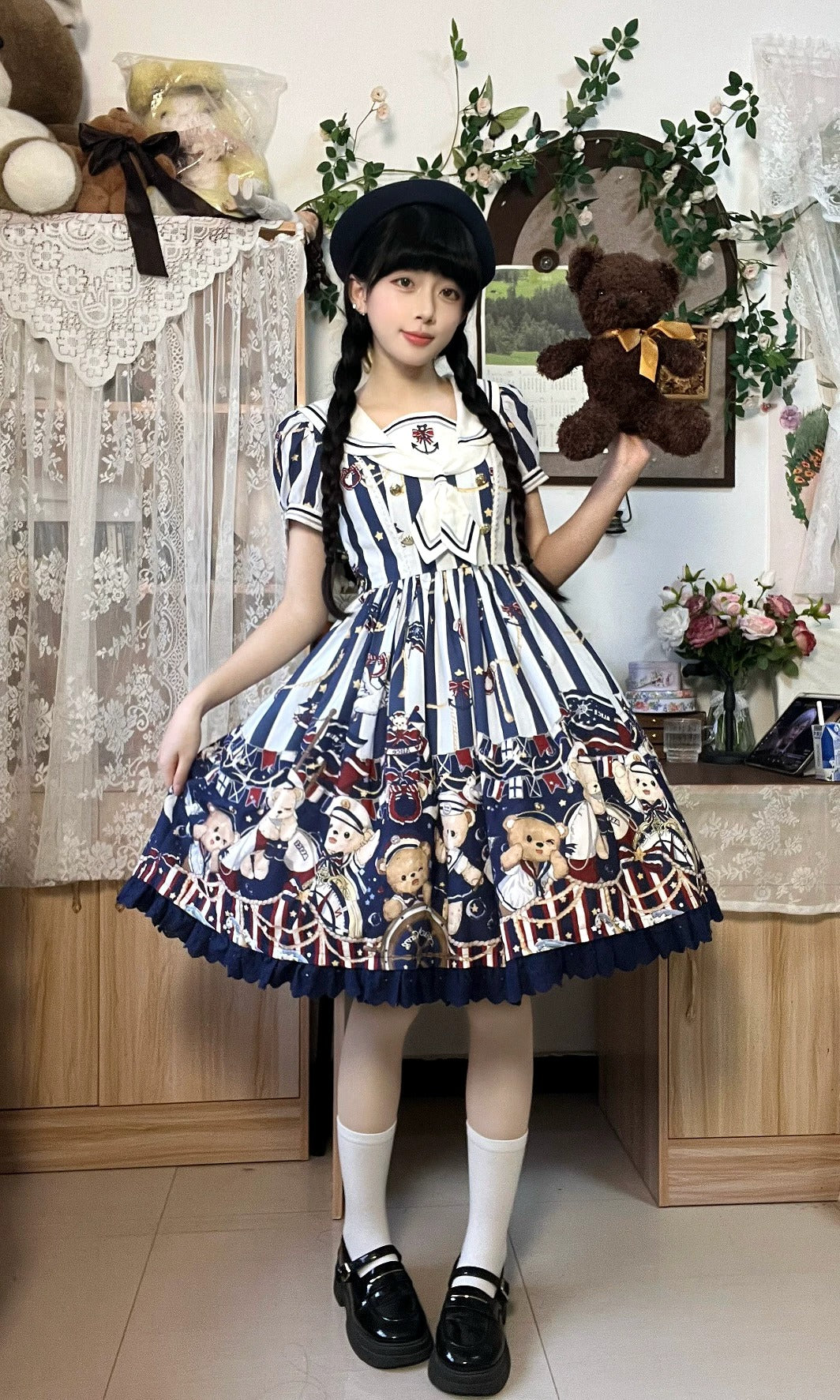 Marine Bear Kleid und Komplettset „Alice“