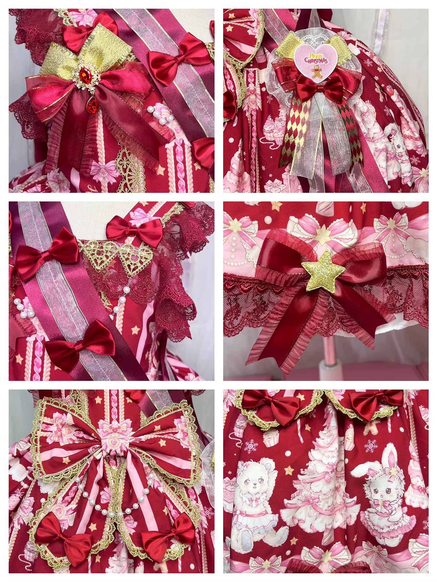 Rabbit Bear Birthday ジャンパースカートセット(キッズサイズ)【FOUR RAL】