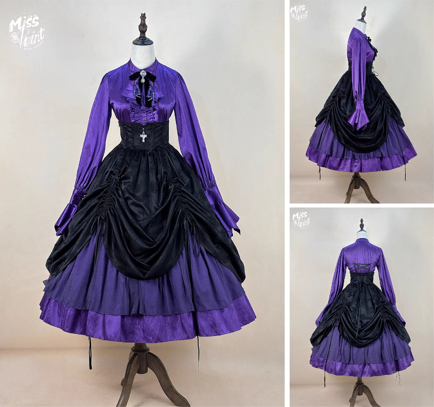 【受注予約~2/24】Returning on a Moonlit Night スカート【Miss Point】