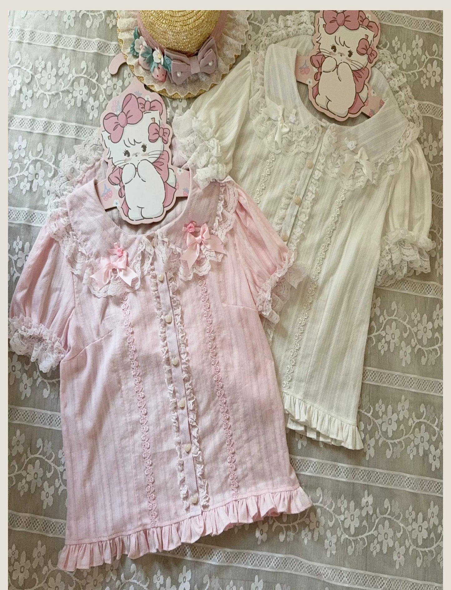 Vintage Flower Wall ブラウス【TaTaTa Lolita】