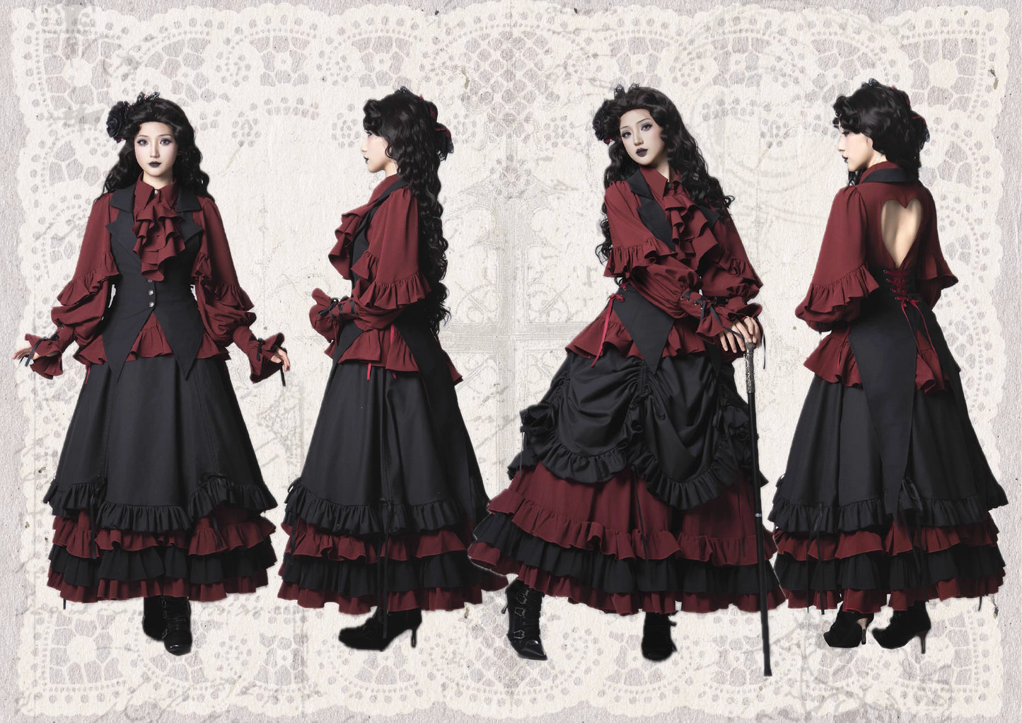 【受注予約~1/25】Duchess Ravenna ブラウス【Evegie】