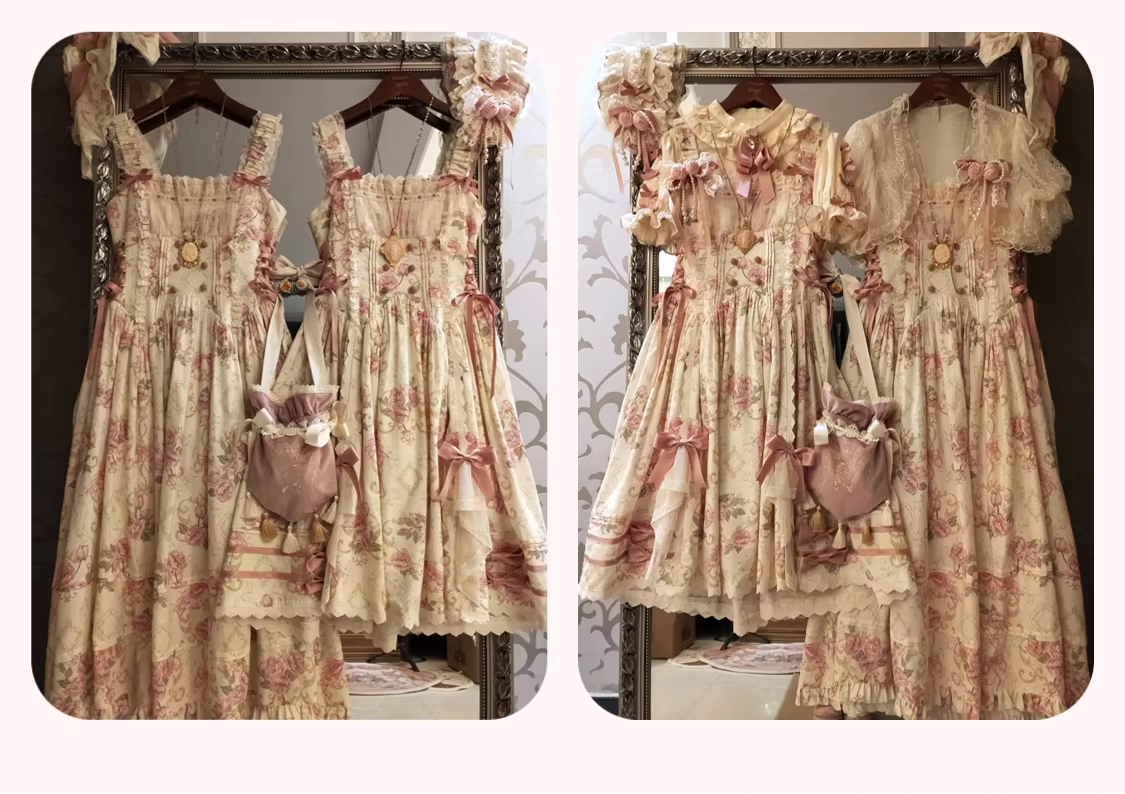 Antique Rose ジャンパースカート・ブラウス【Vivian】