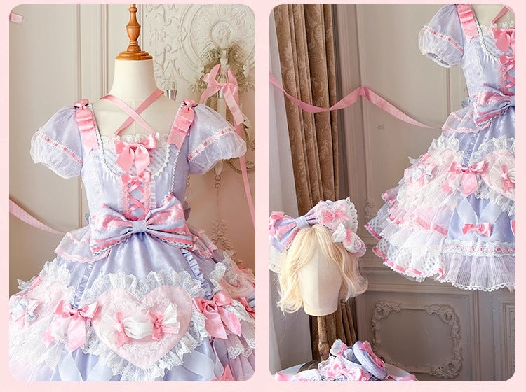 【受注予約~12/8】Candy Wrapper ワンピース【花与珍珠匣】