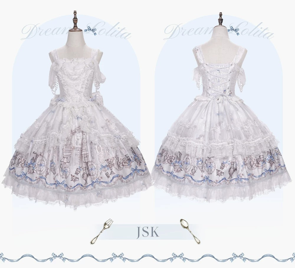 【受注予約~5/28】Finnish Antique Cabinet ワンピース・ジャンパースカート【Dream Lolita】