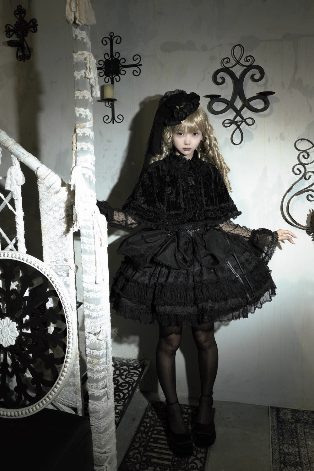 【受注予約~12/11】月光蜘蛛 ケープ・ボレロ【Moon River】