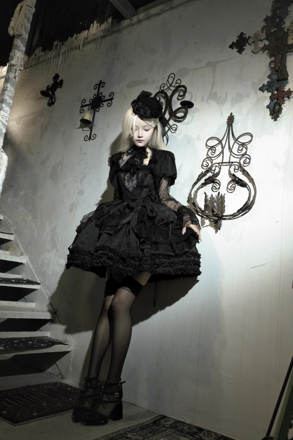 【受注予約~12/11】月光蜘蛛 ケープ・ボレロ【Moon River】