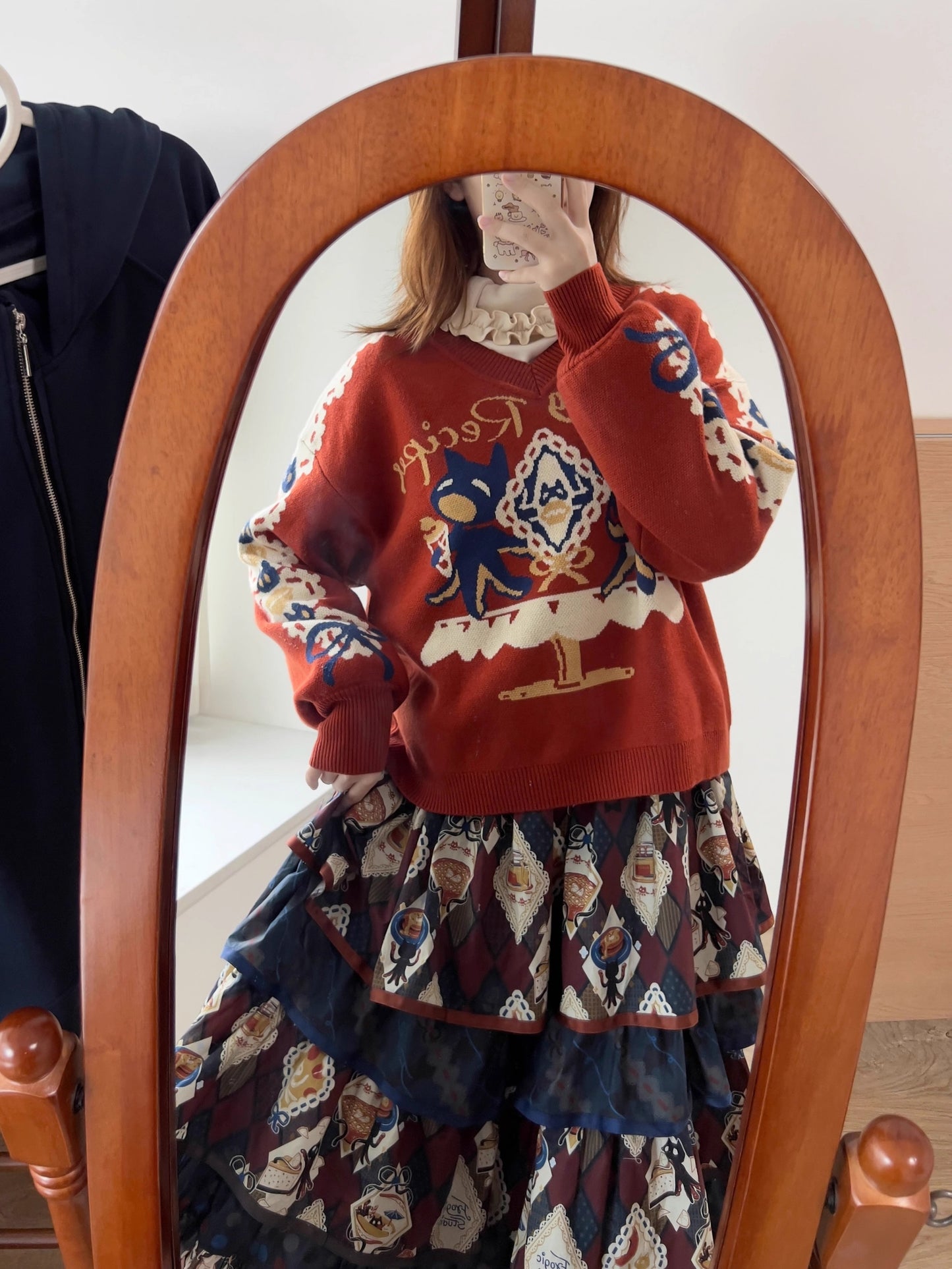 Cat Afternoon Tea ニット・トップス【FrogicStudio】