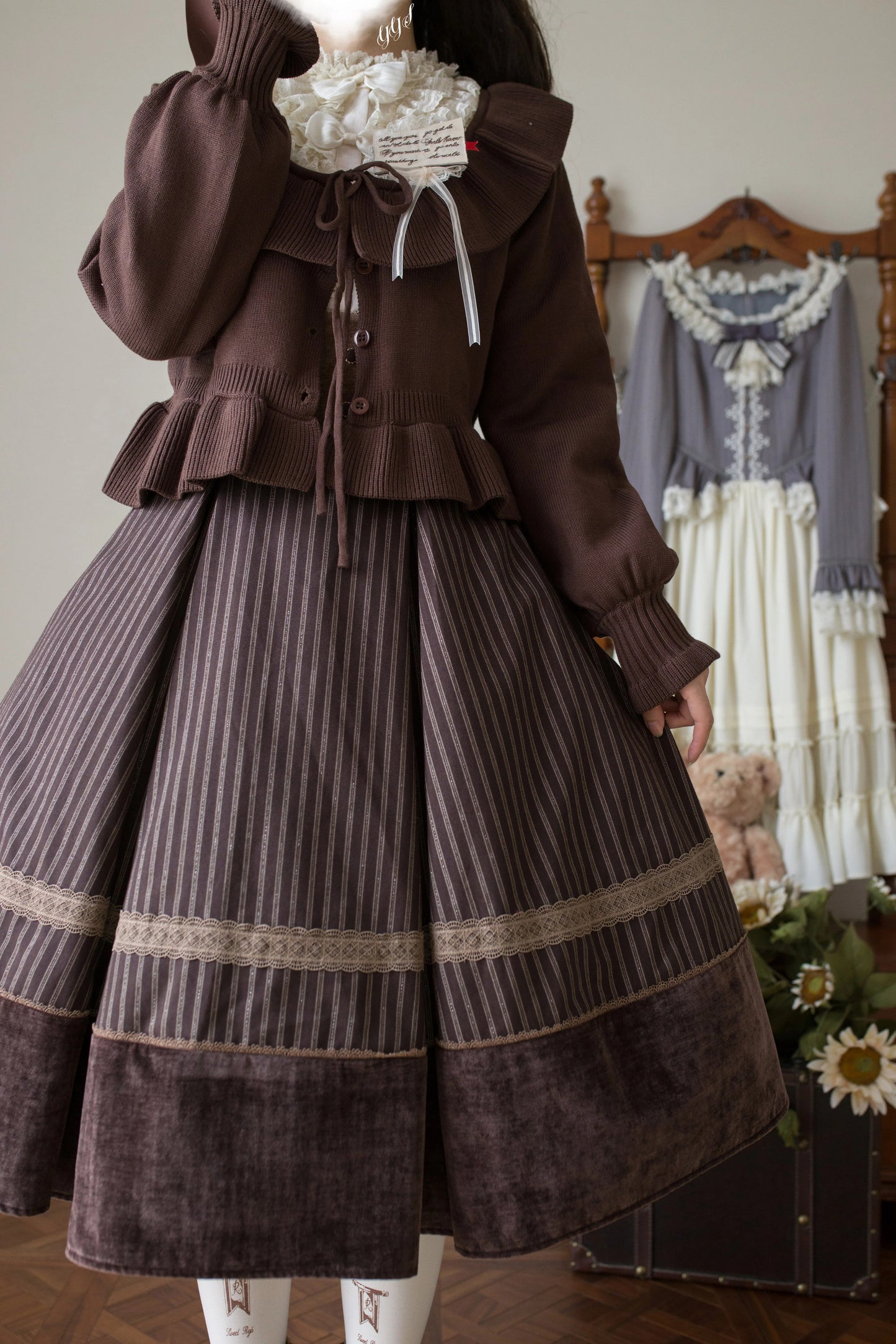 琉白 ボレロカーディガン【MIST】