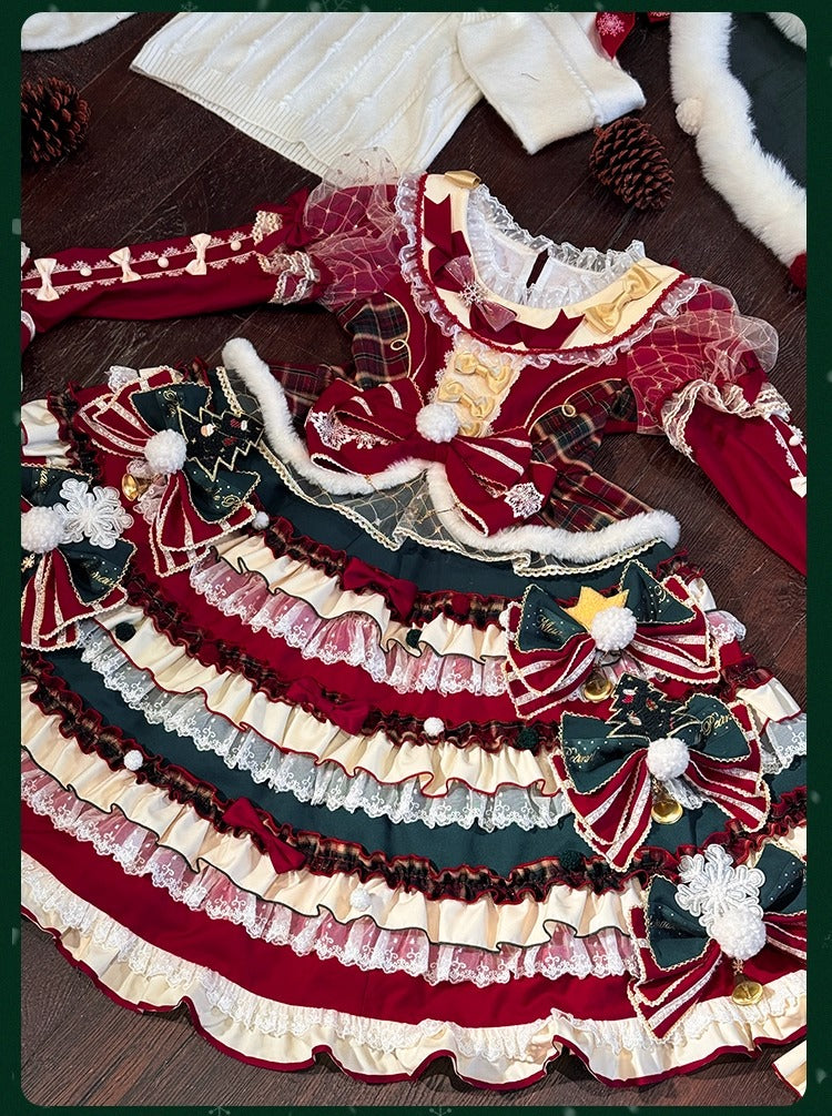 【受注予約~10/28】Christmas Eve ワンピース・ジャンパースカート【花与珍珠匣】