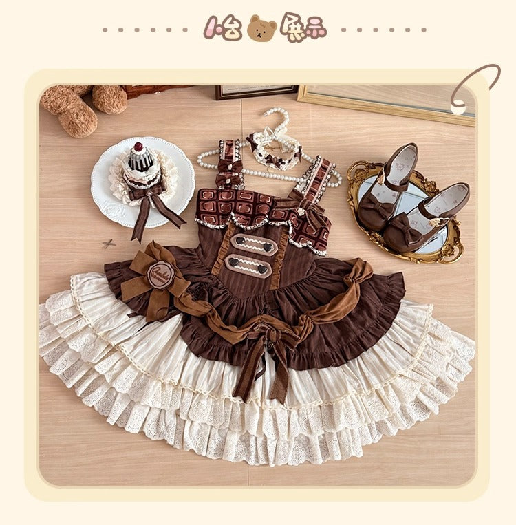 [Pre-orders until October 9th] Hazelnut Cocoa Dress/Jumper Skirt [Doujingo]