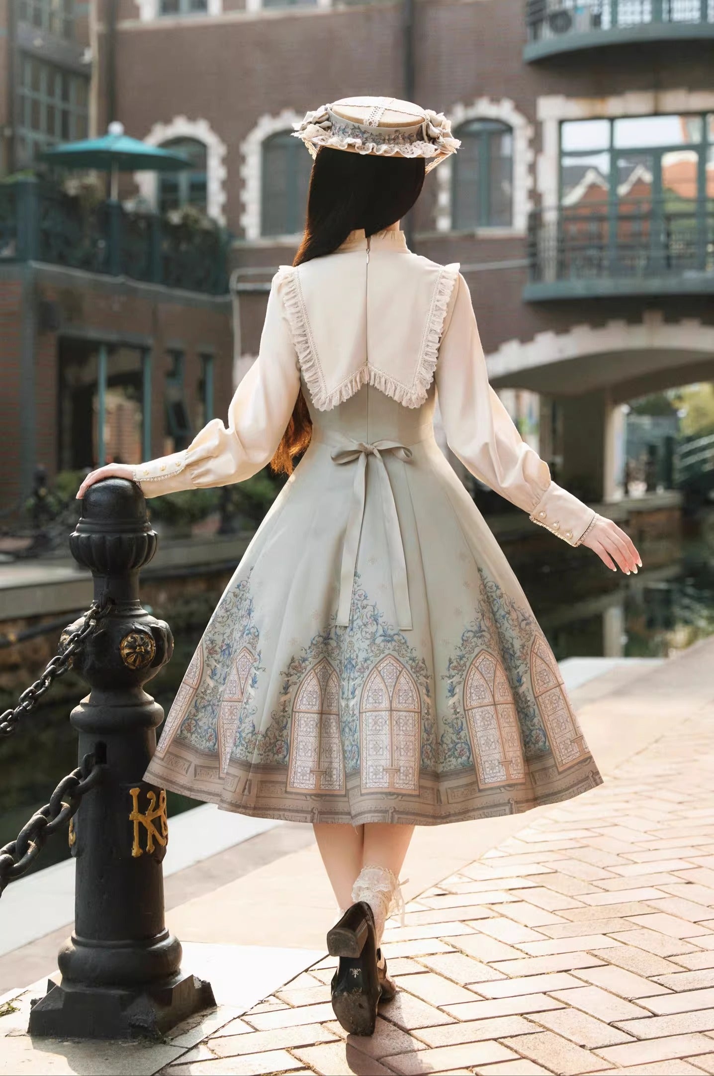 【受注予約~12/10】花窓賛歌 ワンピース【Avenue d'Enfer】