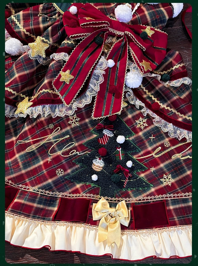 【受注予約~10/28】Christmas Eve ワンピース・ジャンパースカート【花与珍珠匣】