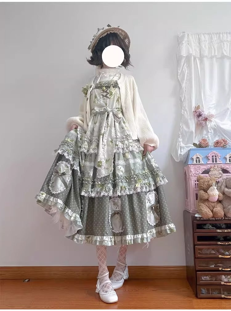 【受注予約~11/20】Pinegrass ジャンパースカート【梅子】