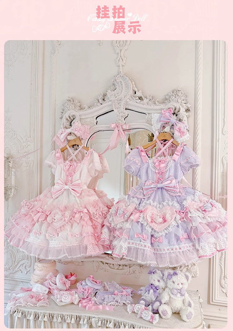 【受注予約~12/8】Candy Wrapper ワンピース【花与珍珠匣】