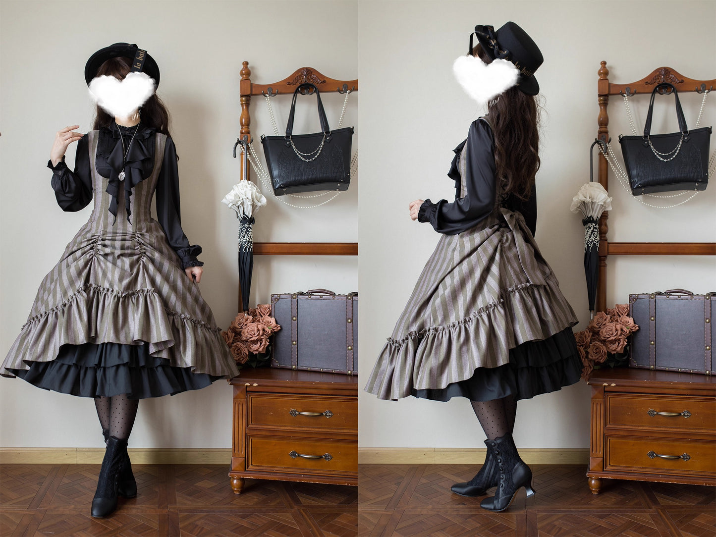 【受注予約~12/4】Black Forest ジャンパースカート【berryandwood】