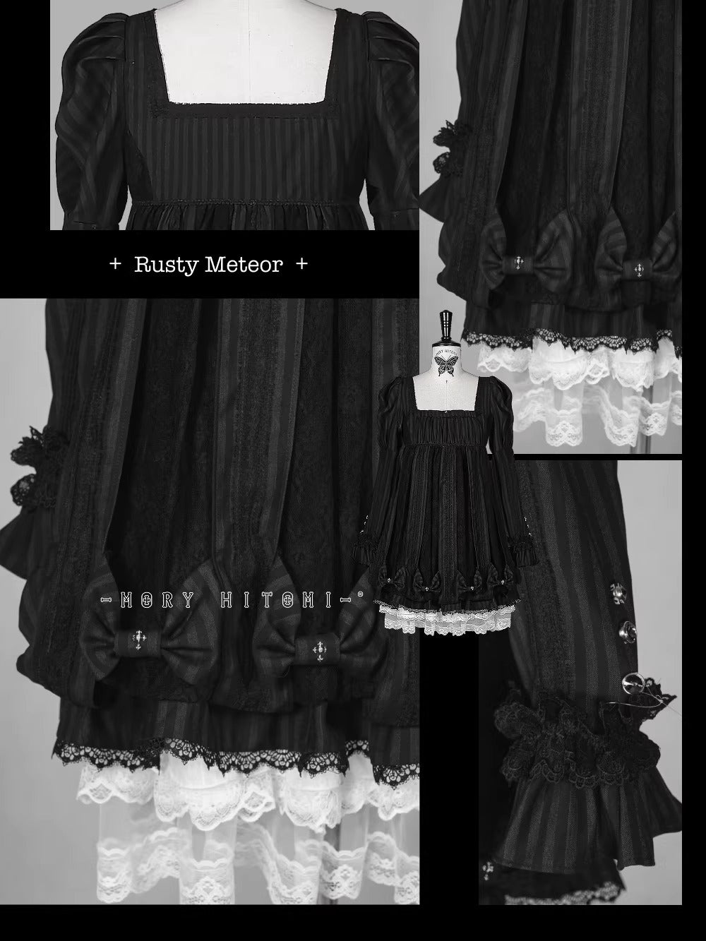 【受注予約~3/23】Embroidered Star ワンピース【魔女販售】