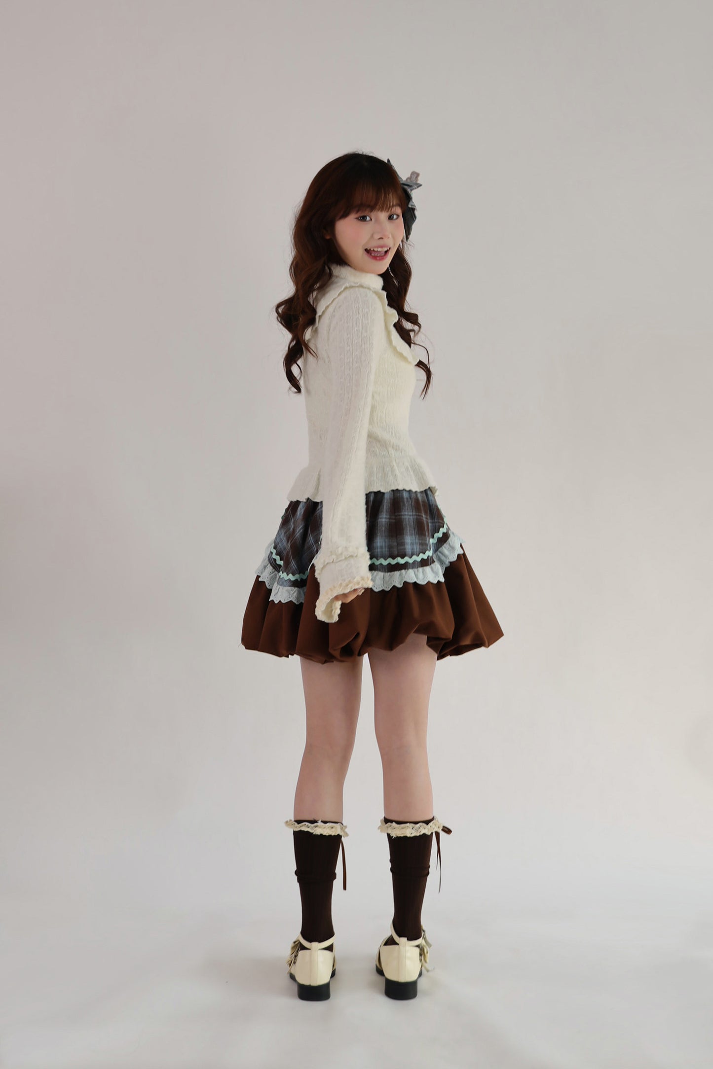 Bear Mint Chocolate ベスト・スカート【Cyan】