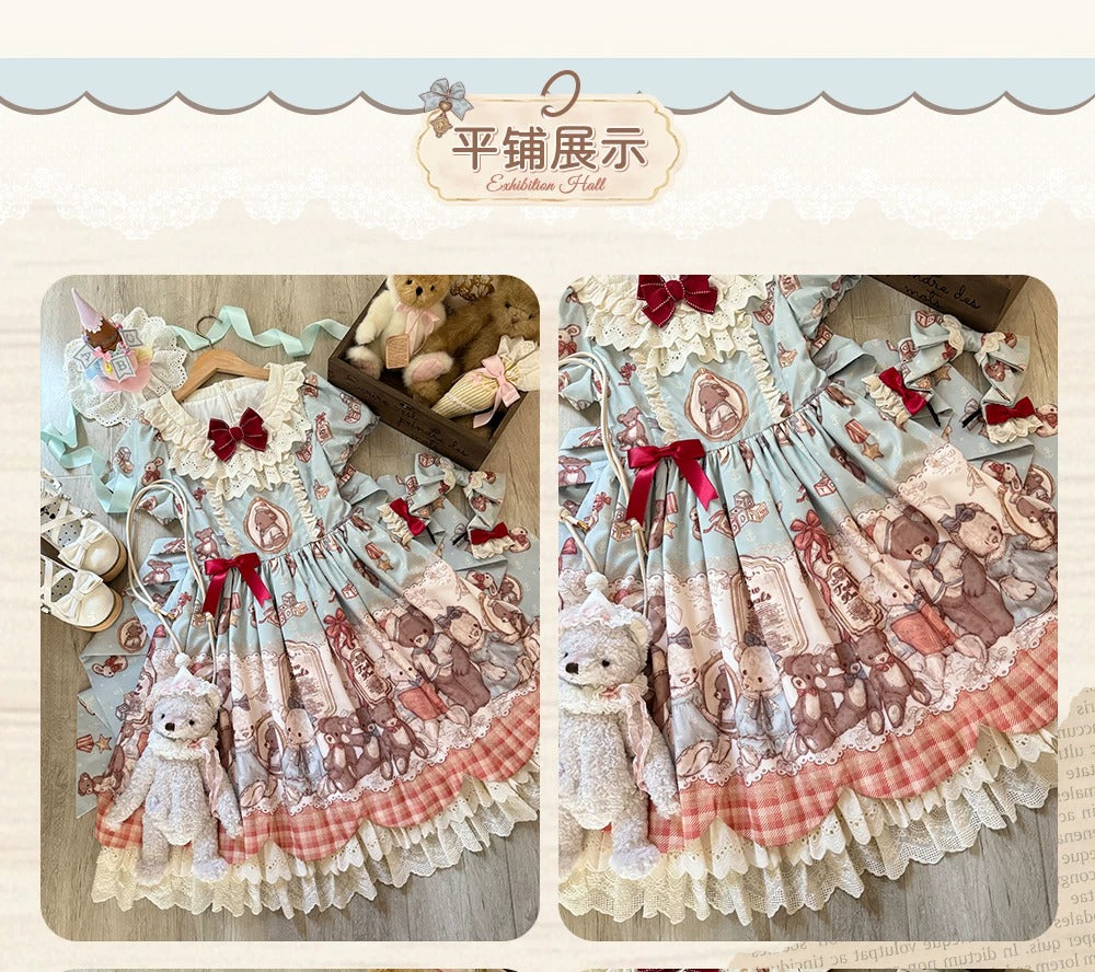 【受注予約~8/4】Teddy Bear Museum ワンピース【First Dream】