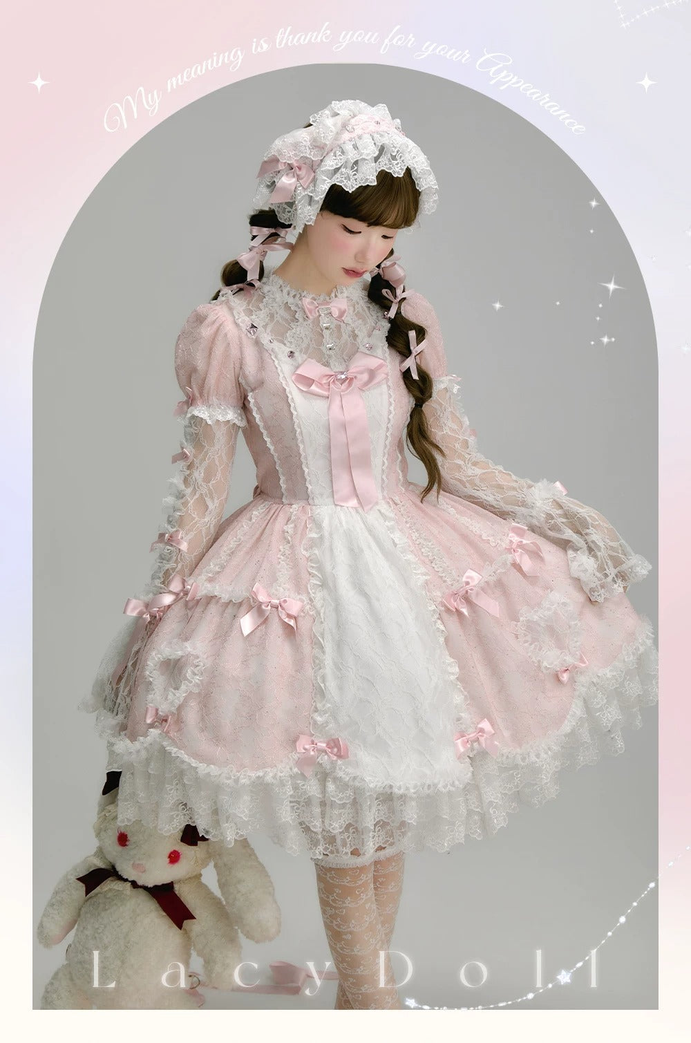 【受注予約~7/2】Lacy Doll ワンピース【MQ】